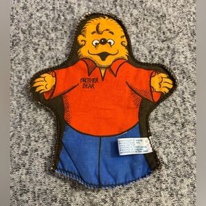 Vintage Berenstain Bears Brother Hand Puppet Toy 1990